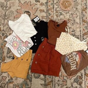 Bundle of little girls brand new with tags clothing from art class.